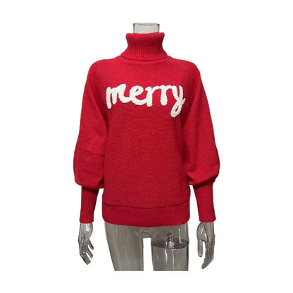 Merry Knitted Women's Turtleneck Sweater Winter/Autumn