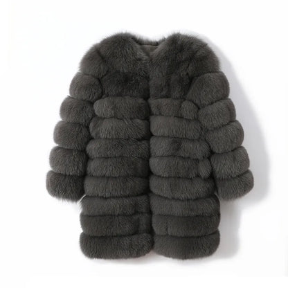 Women's Luxury Furry Fur Coat