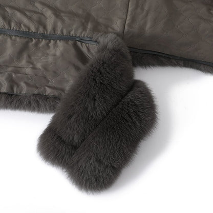 Women's Luxury Furry Fur Coat